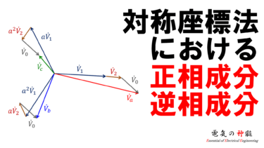 対称座標法変換の基本式│電気の神髄